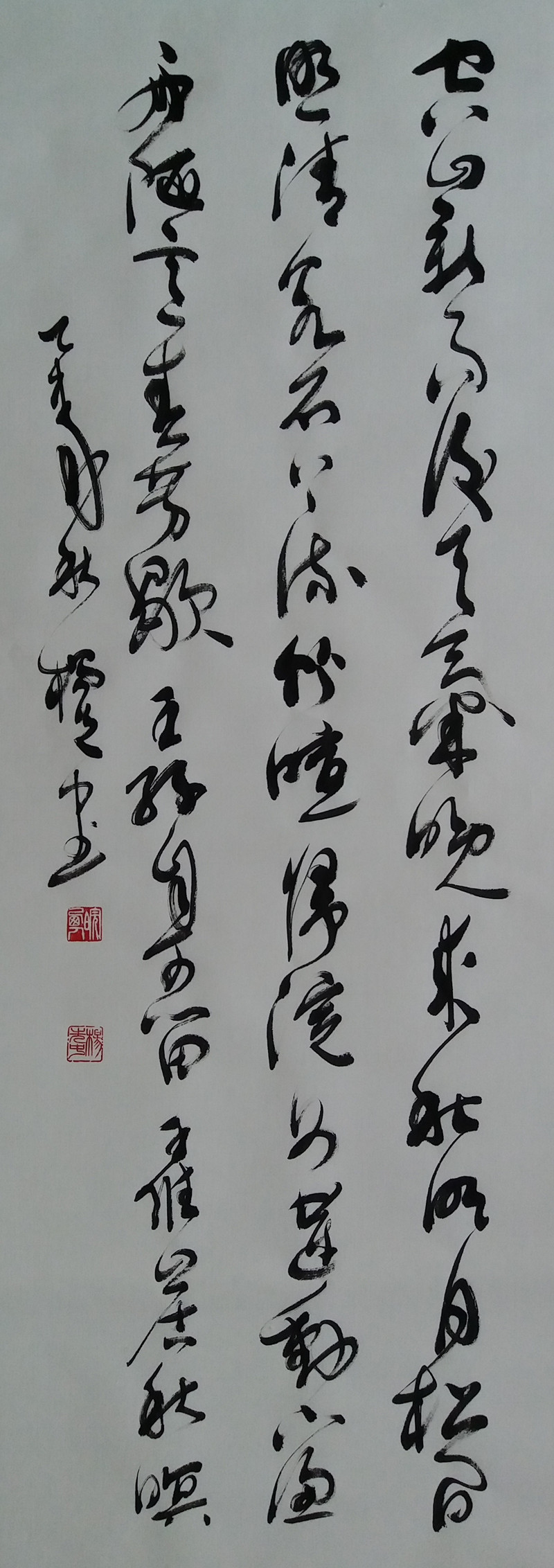 YXZNS117 杨先中《空山新雨后》34*90cm