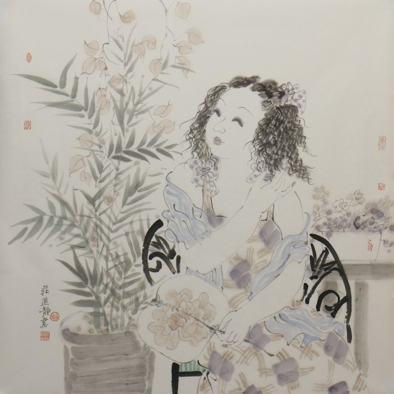 GYTYG355 庄道静《人物2》68X68