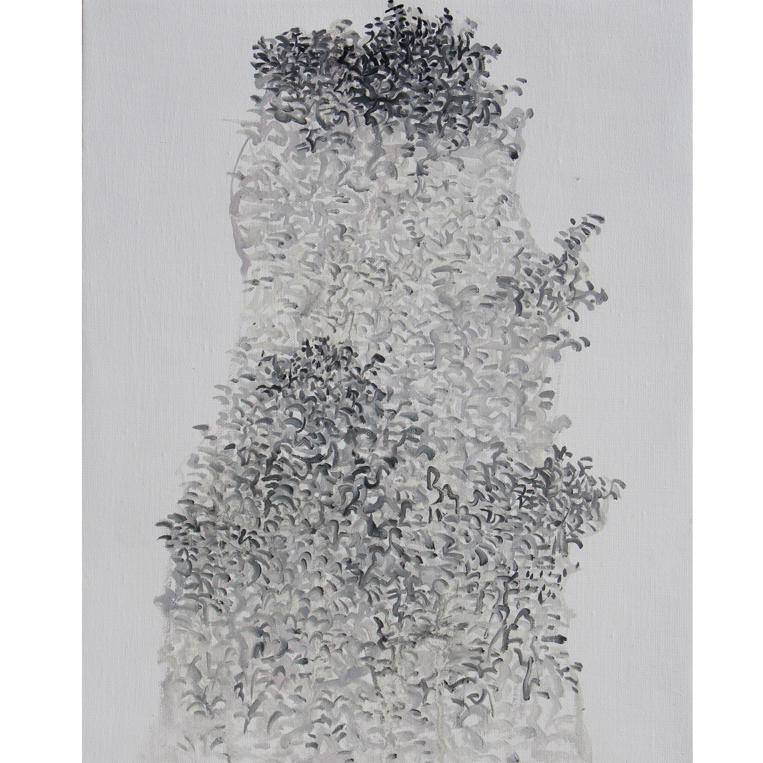 ZZWNY43 赵志旺《园林的坐忘》40*50cm，2016年  